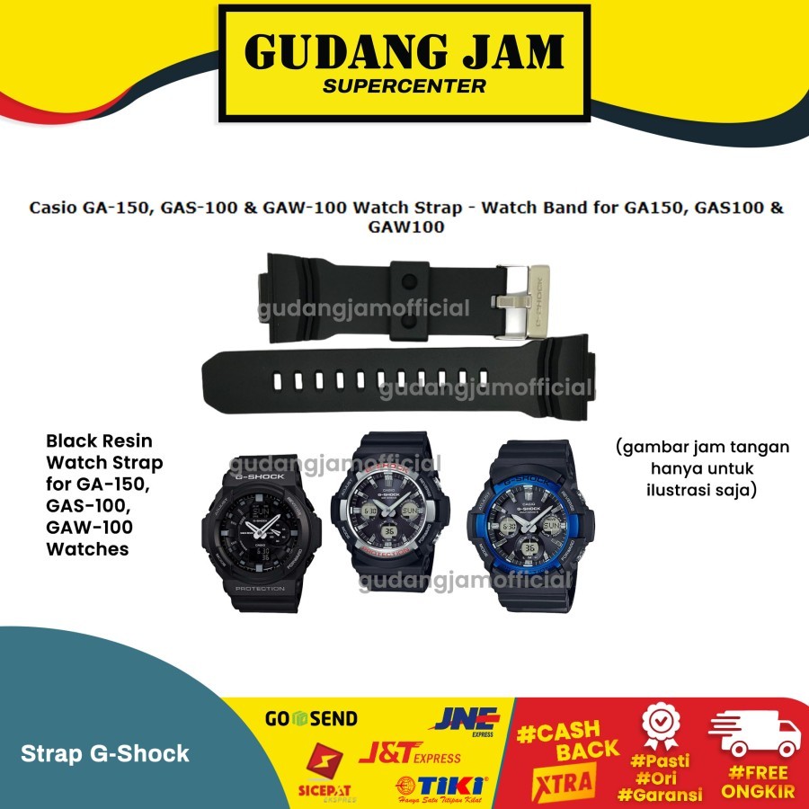 Tali Strap G-Shock GA-150 GA-150MF GAS100 GAW-100 GA150 Original
