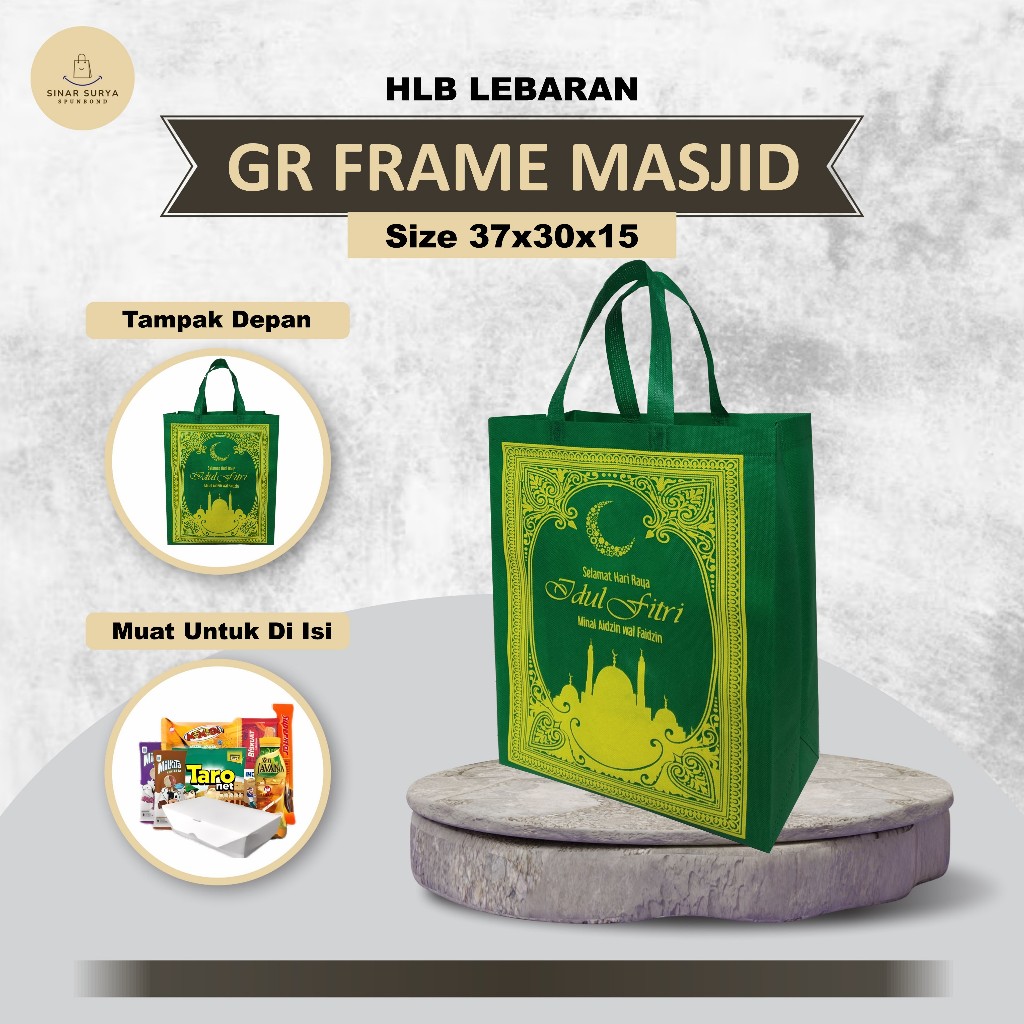 

Tas Lebaran | Tas Parcel Lebaran | Goodie Bag Idul Fitri |Goodie Bag Lebaran Sablon | Tas Bingkisan Idul Fitri 37X30X15