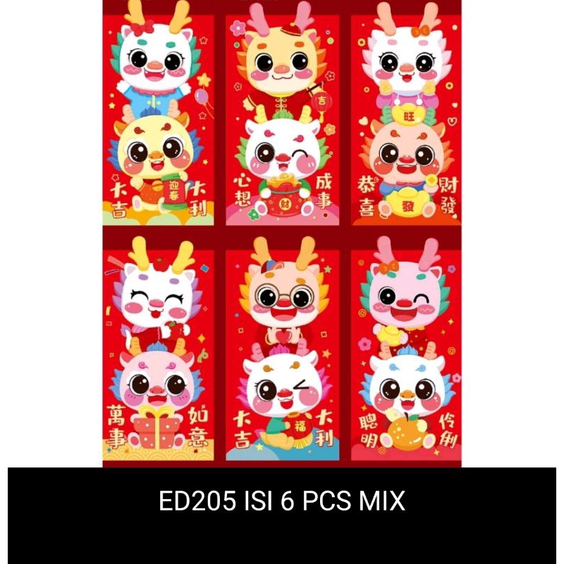 

ANGPAO IMLEK PANJANG SHIO NAGA 2024/AMPLOP IMLEK LUCU/ANGPAO PANJANG