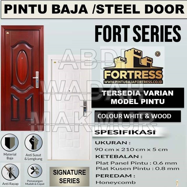 PINTU BAJA STEEL DOOR ( FORTRESS ) FORT SERIES SINGEL DOOR