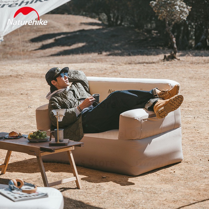 TOKO.PEJALAN KURSI SOFA ANGIN PORTABLE OUTDOOR CAMPING NATUREHIKE CNH22DZ023 (SINGLE)