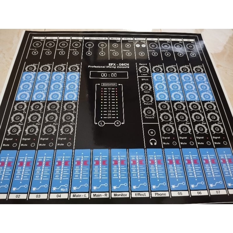 Stiker Audio Mixer 8ch MT