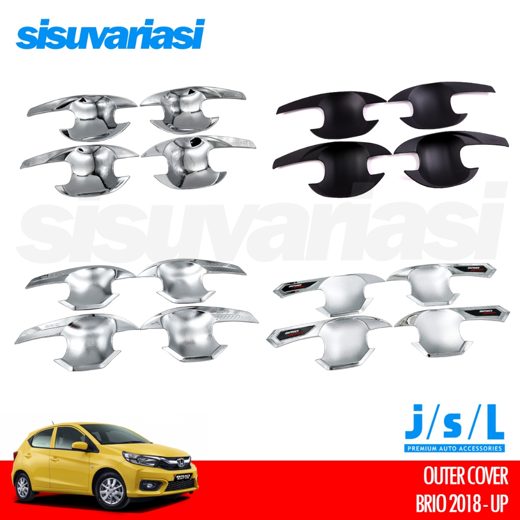 Honda Brio Aksesoris 2018 2019 2020 2021 2022 Garnish Door Handle Outer Tank Cover AST