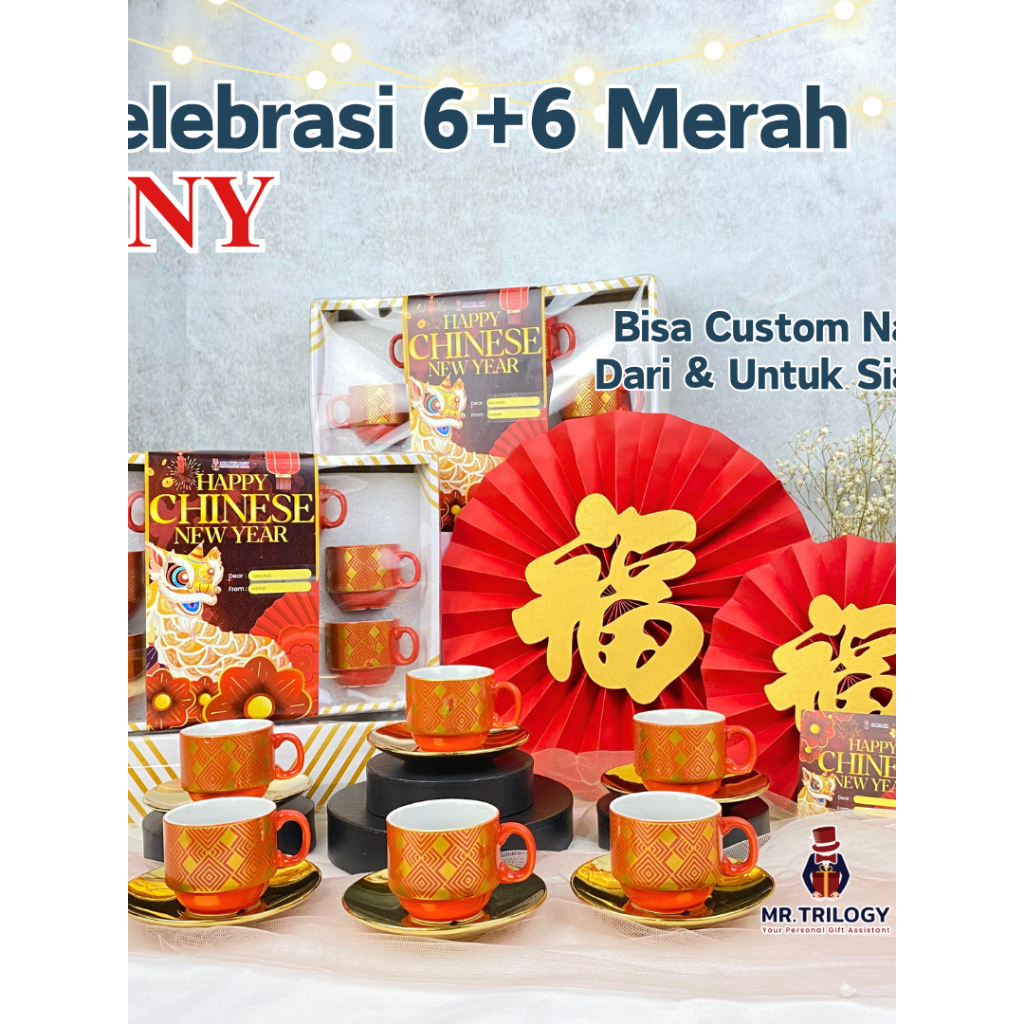 Hampers Imlek  Xmas Wedding / Premium Japanese Bowl / Hampers Cangkir set cute / Hampers imut lucu /