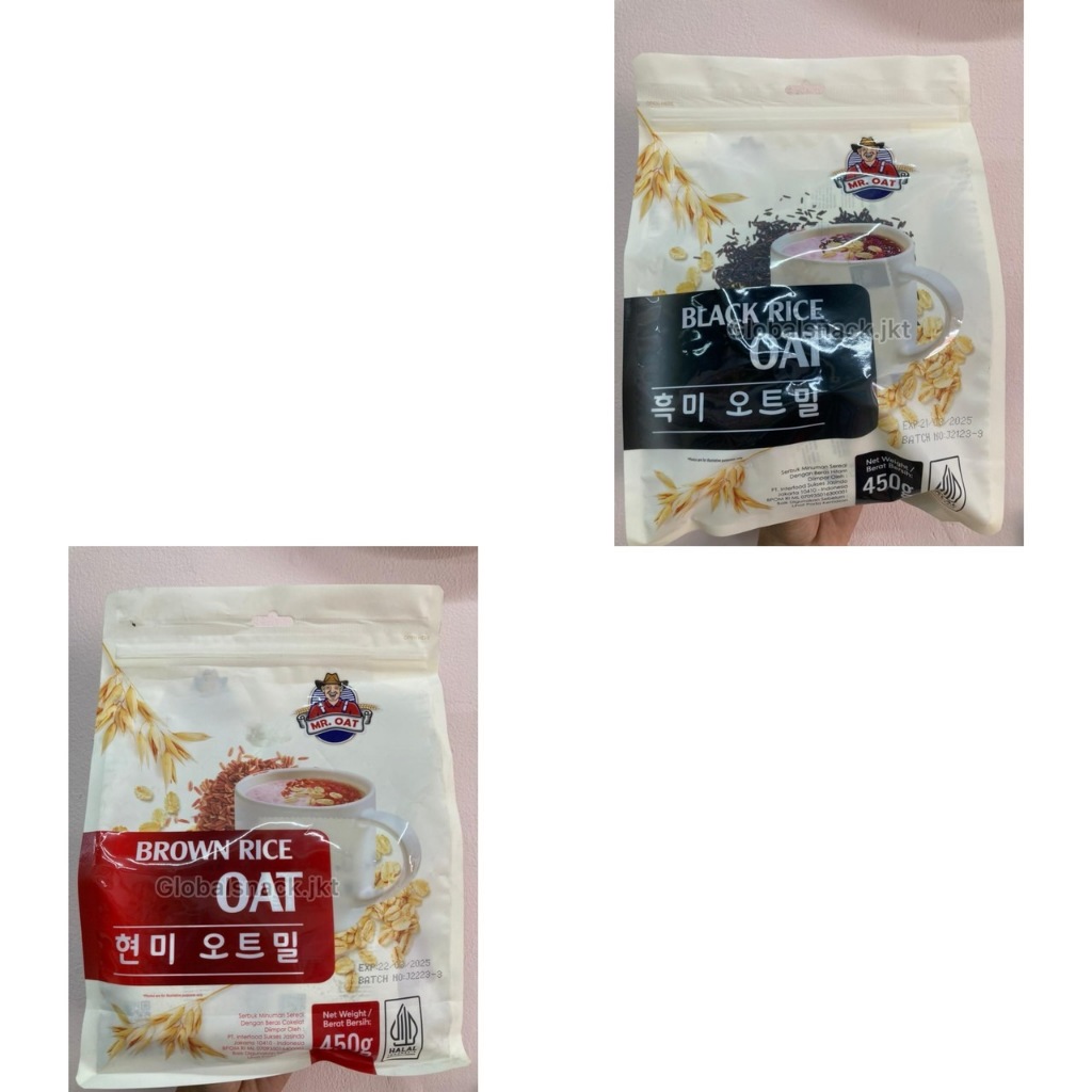 

MR.OAT BLACK RICE OAT / BROWN RICE OATMEAL MR OAT