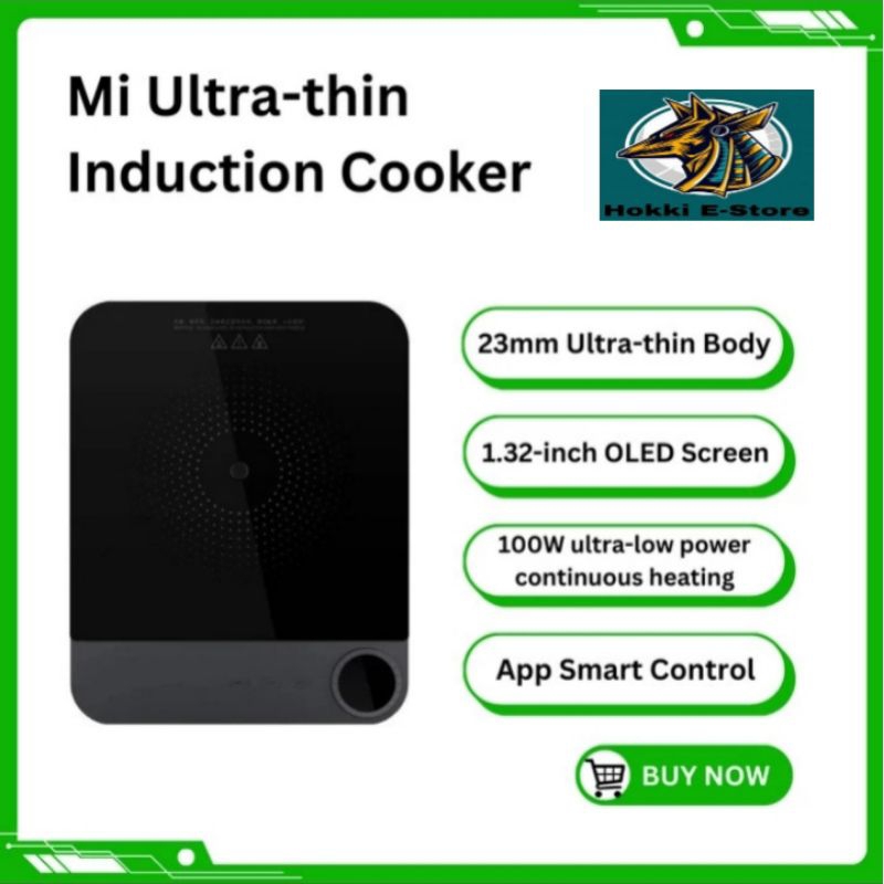 Xiomi Mi Ultrathin Smart Induction Cooker 2100W OLED Screen - Kompor Listrik