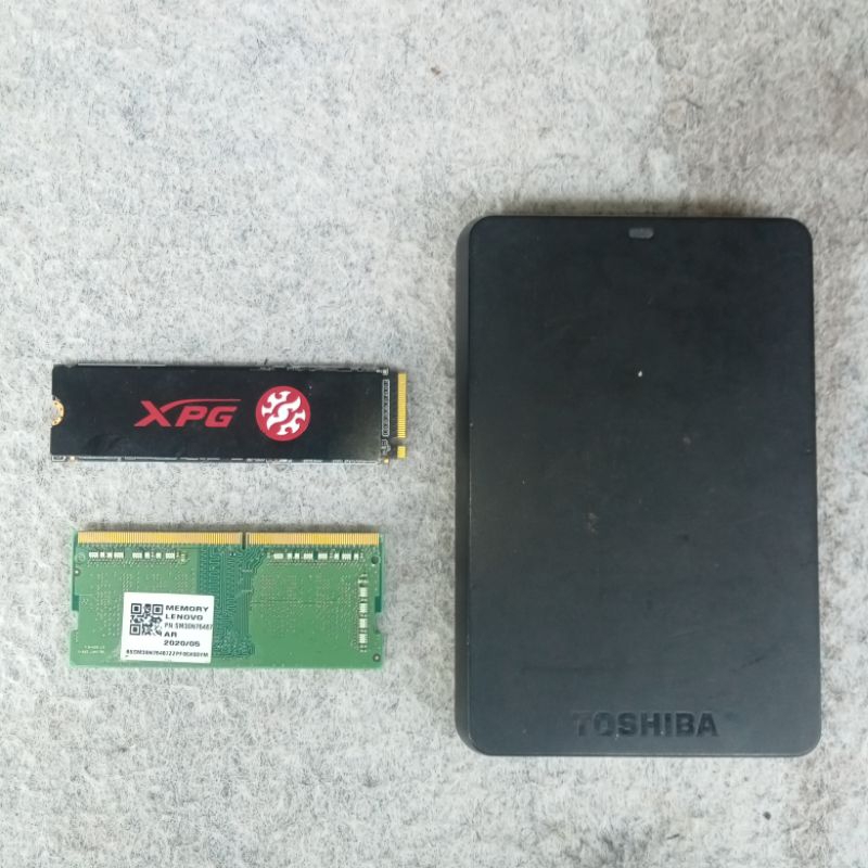 HDD external kapasitas 500gb merk Toshiba original second/bekas