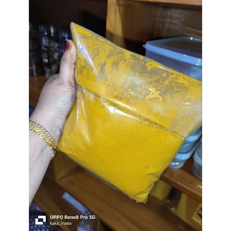 

Bubuk Kunyit Kuning 1 Kg Organik Super Food Multivitamin Pure Herbal