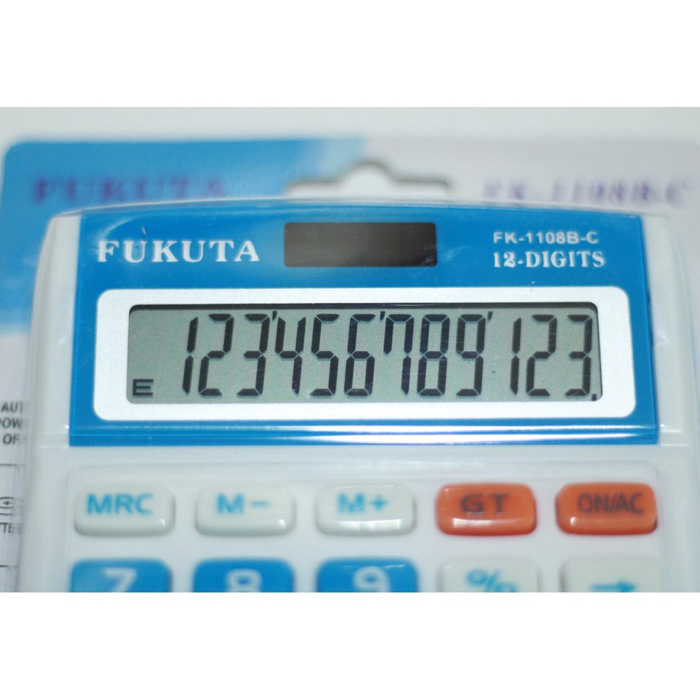 

Baru KALKULATR WARNA BIRU KALKULATR IGITAL 12 IGIT ANGKA SIAP PAKAI 1 FK118 B EVA
