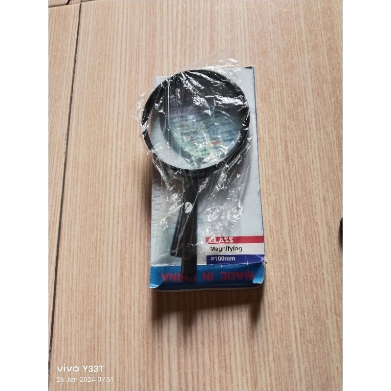 

LUP / Kaca pembesar 100mm , 3x Pembesaran