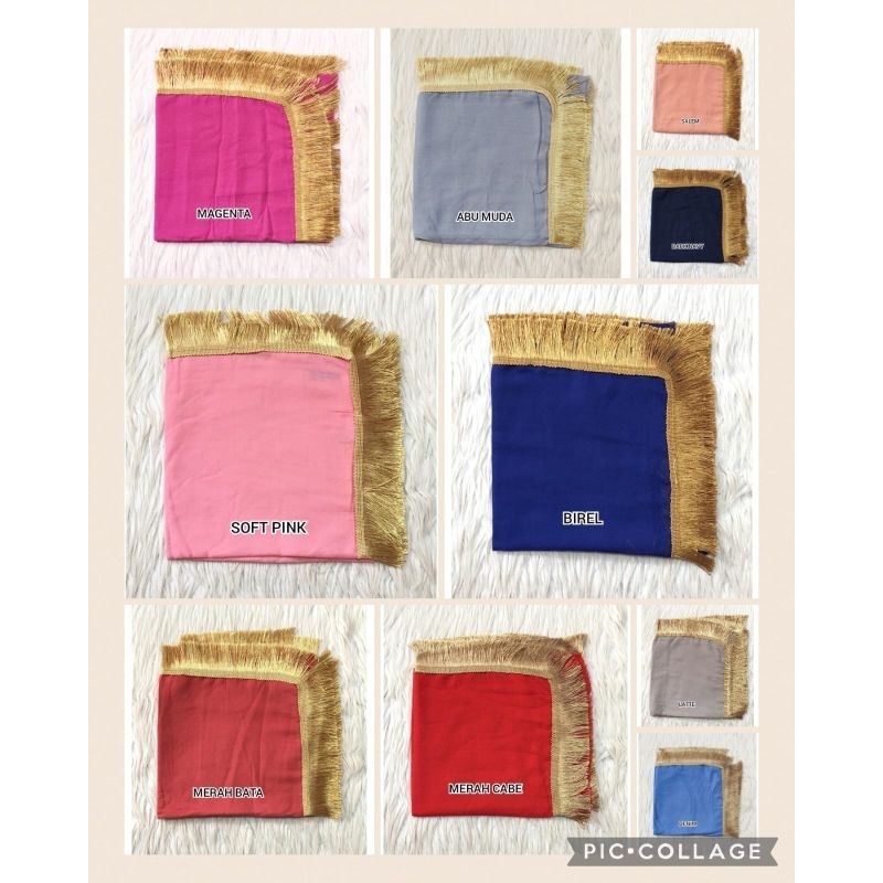 Jilbab Saudi Arabia Gold Azara / jilbab polos rawis / jilbab grosir palembang