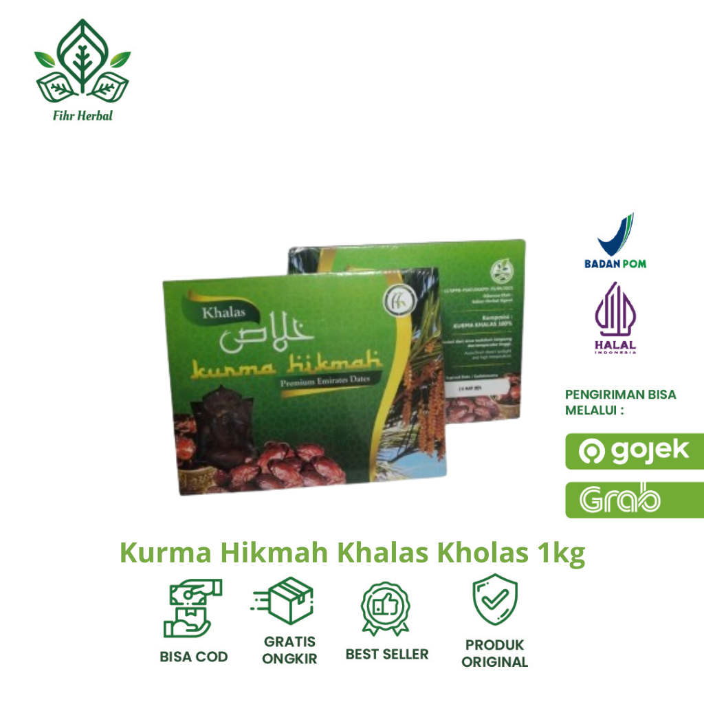 

Kurma Hikmah Khalas Kholas 1kg