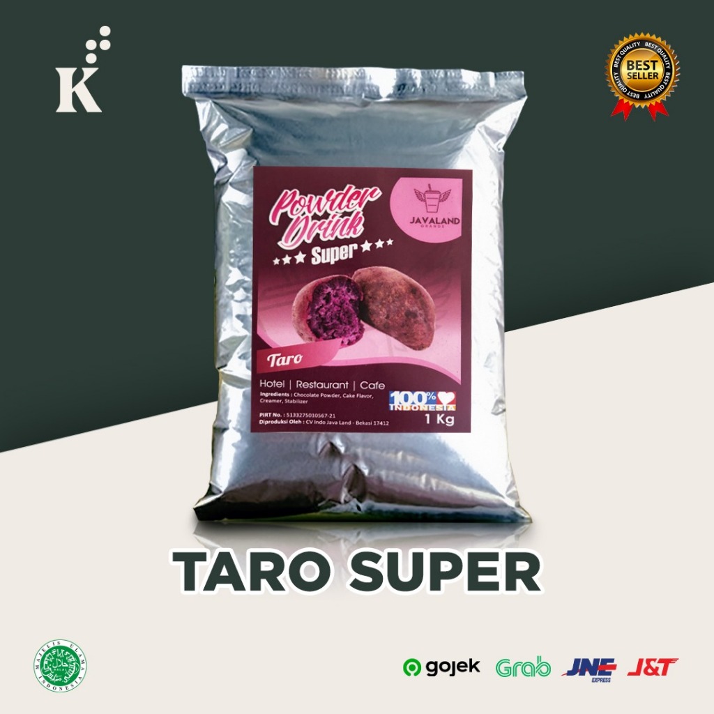 

Bubuk Minuman Bubble Drink Rasa Taro Super Javaland 1 kg