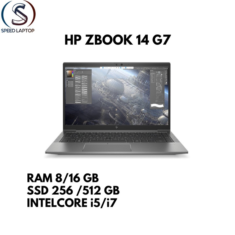 Laptop HP Zbook 14 G2/G3/G4/G7 Core i5/i7 Second Original Bergaransi