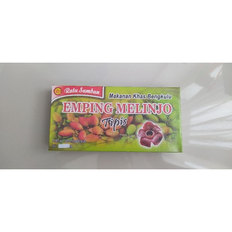 Emping Melinjo Tipis Oleh2 Asli Khas Bengkulu Ratu Samban Snack Keripik Cemilan Camilan