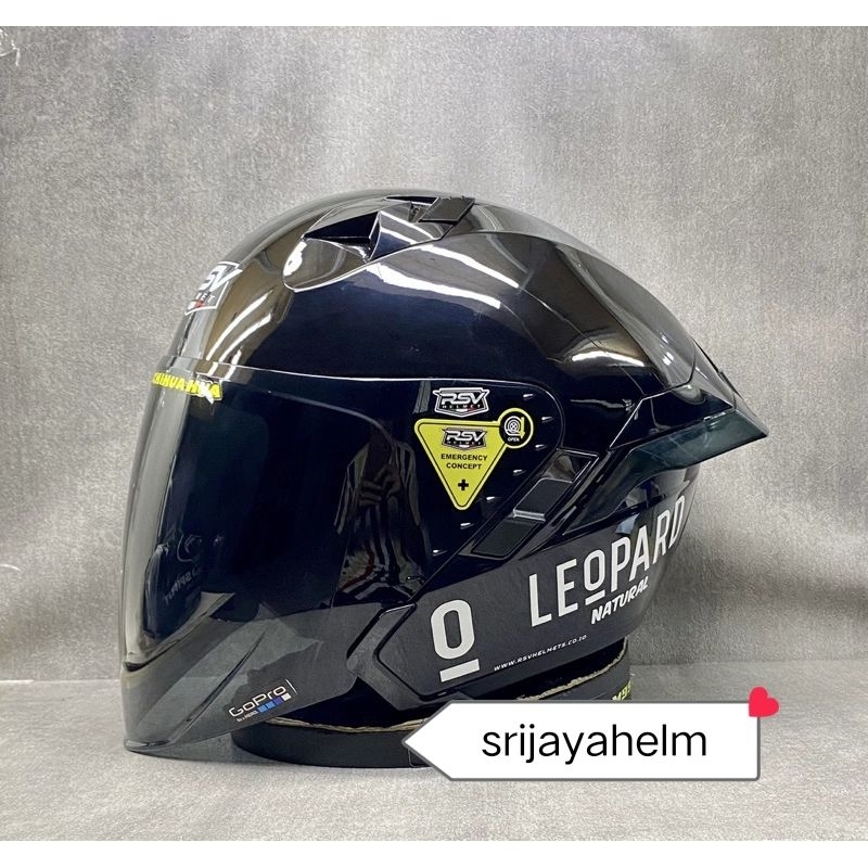HELM RSV SV 300 HITAM PAKET GANTENG LEOPARD