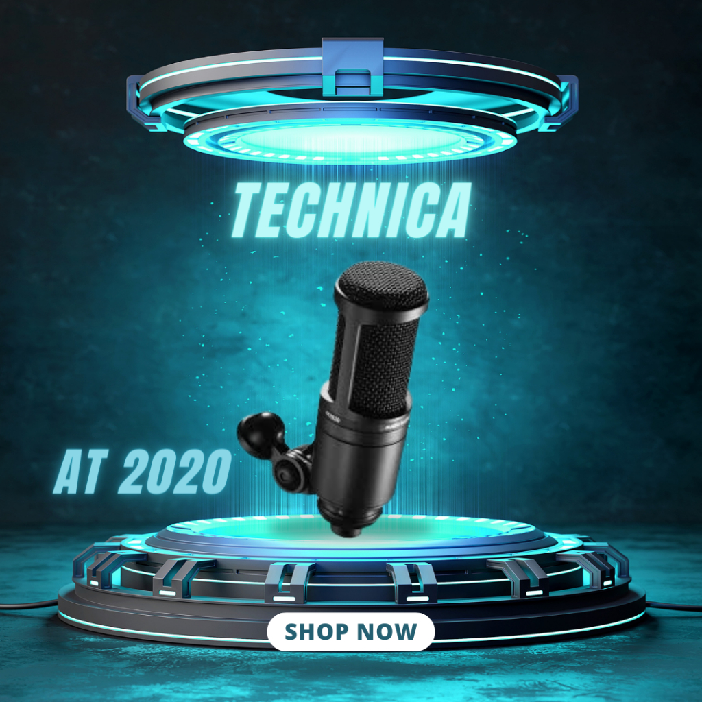 MIC CONDENSER AUDIO TECHNICA AT 2020 / AT2020 / AT-2020 EXTENDED FEQUENCY GARANSI RESMI TECHNICA