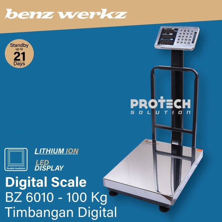 BENZ Timbangan Digital Duduk Expedisi Laundry 100 Kg Benz Werkz