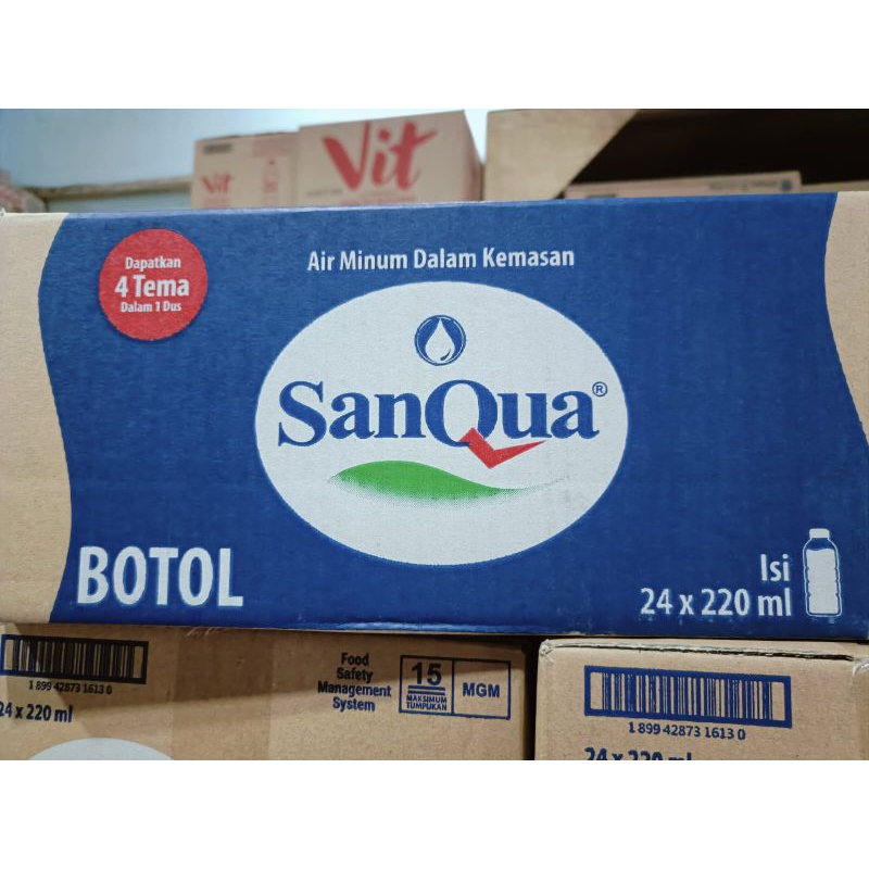 

Sanqua 220ml 1 dus isi 24 botol / air mineral / sanqua mini