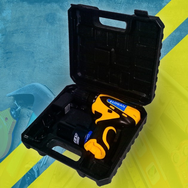 Bor Cordless 12V Logan/Mesin Bor Cas Cordless/Mesin Bor Baterai/Bor