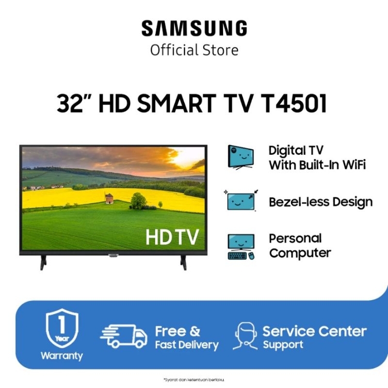 TV LED SAMSUNG 32INCH SMART TV 32T4501