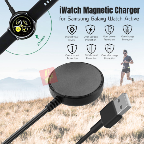 Jual iWatch Magnetic Charger Samsung Galaxy Watch Active SM-R500 Murah