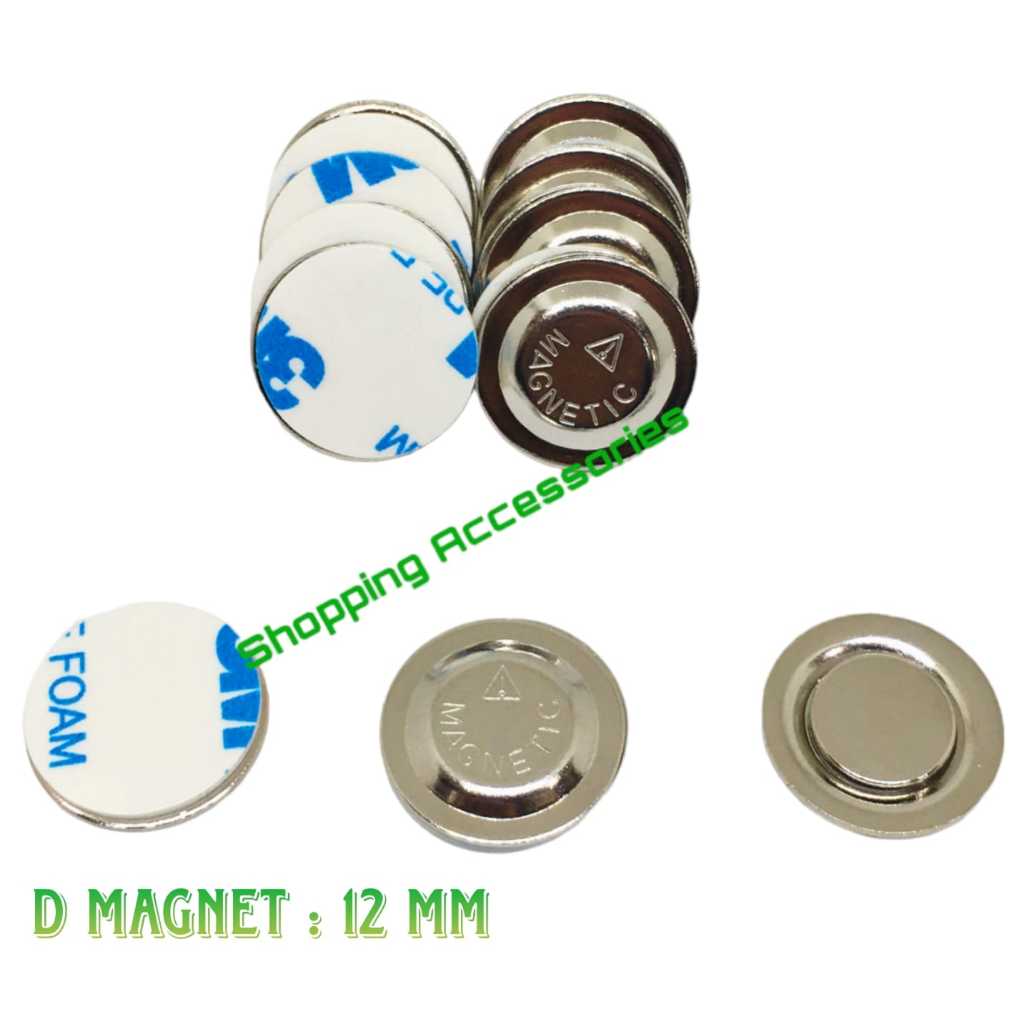 

Magnet Caution Bulat Name Tag 20mm (12mm)
