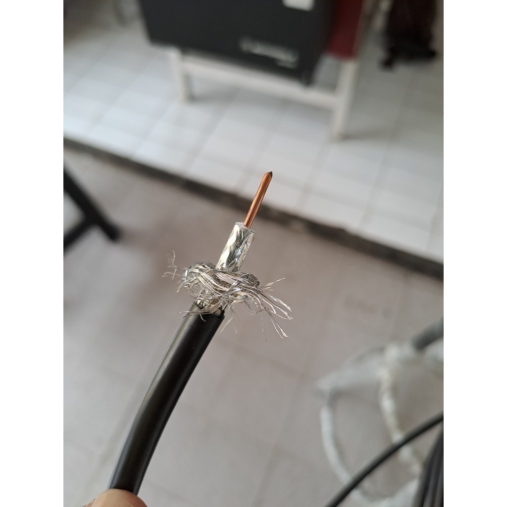 Kabel Coaxial Rg6 XingFa Impedansi 50 Ohm Untuk Radio Komunikasi RG 6