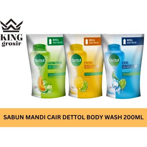 DETTOL BODYWASH CAIR REFILL 200 ML