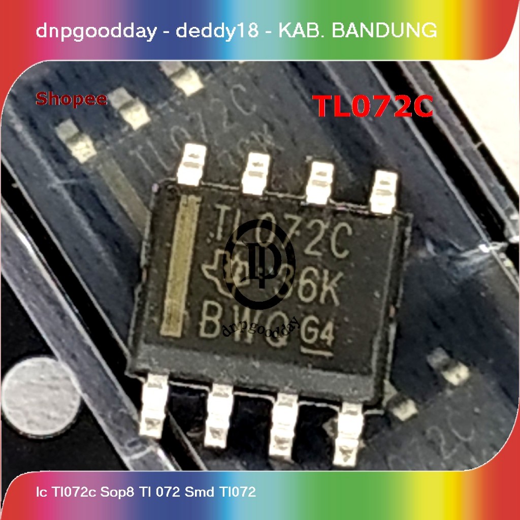 ic tl072c sop8 tl 072 smd tl072