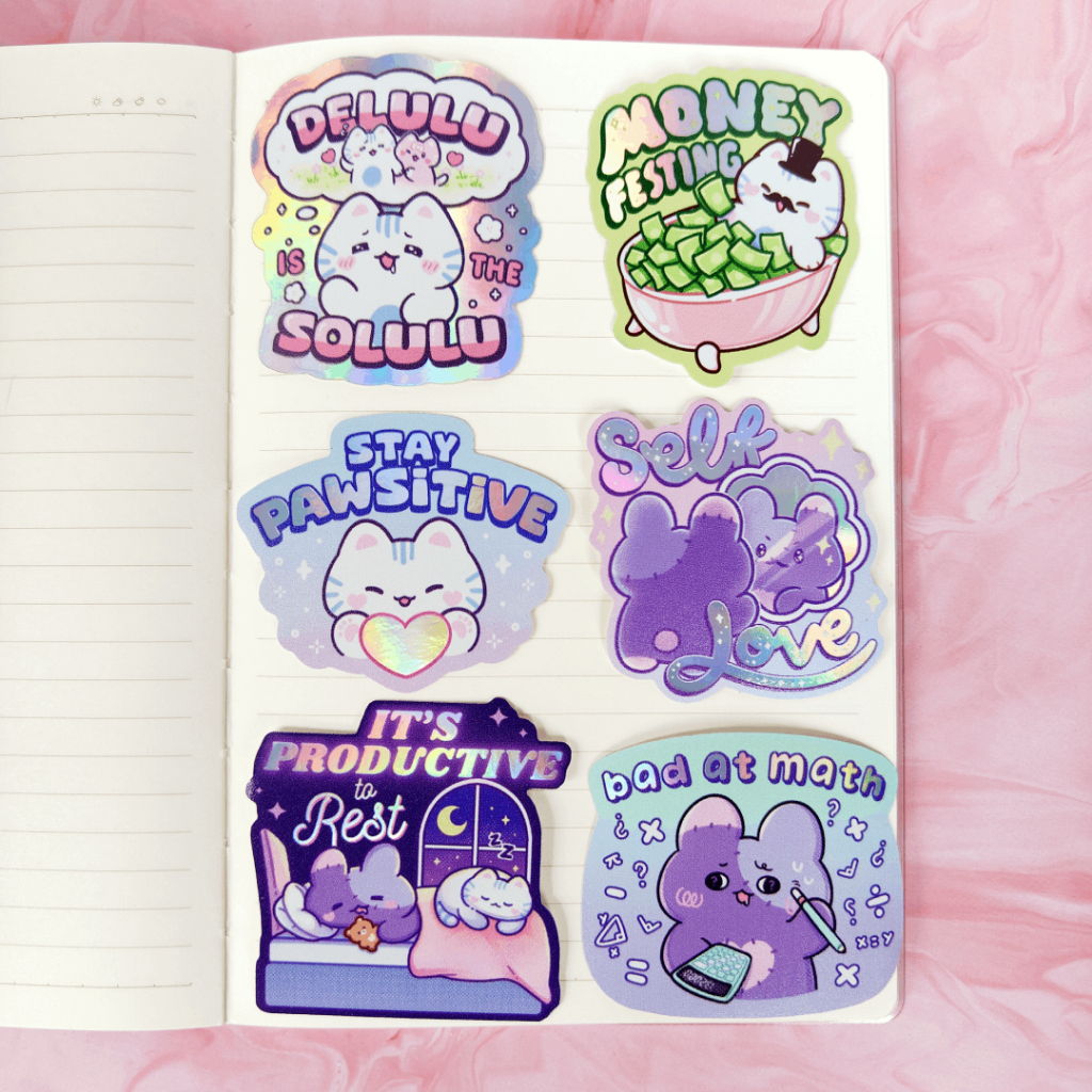 

Leendoodles - January Update Holo Stickers