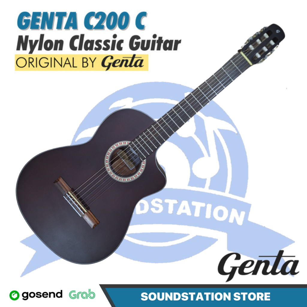 GENTA C200 C Nylon Classical Guitar | Gitar Akustik Nilon
