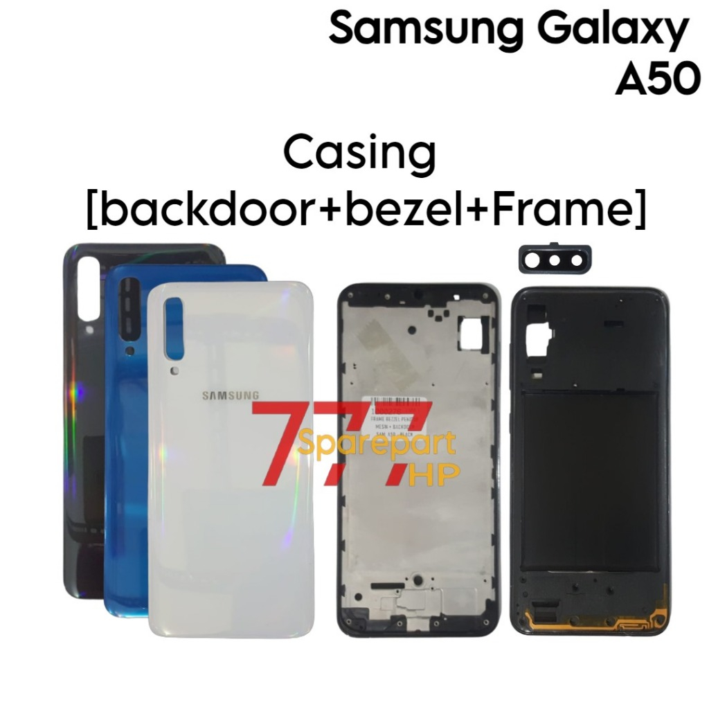 Casing Plus Frame Bezzel Tulang Tengah Samsung Galaxy A50 / A505 / A505F / A505FN / A505GN / A505G /