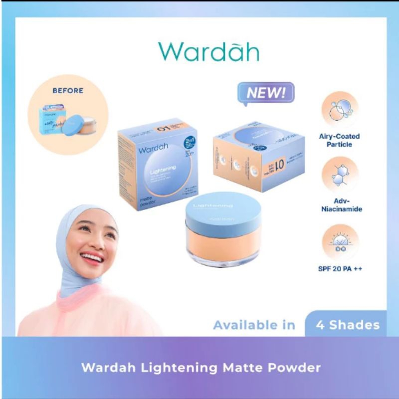 Wardah Ligthening Matte Powder ( Bedak Tabur Wardah )