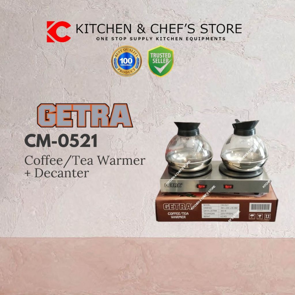 Pemanas Kopi / Teh + 2 Teko