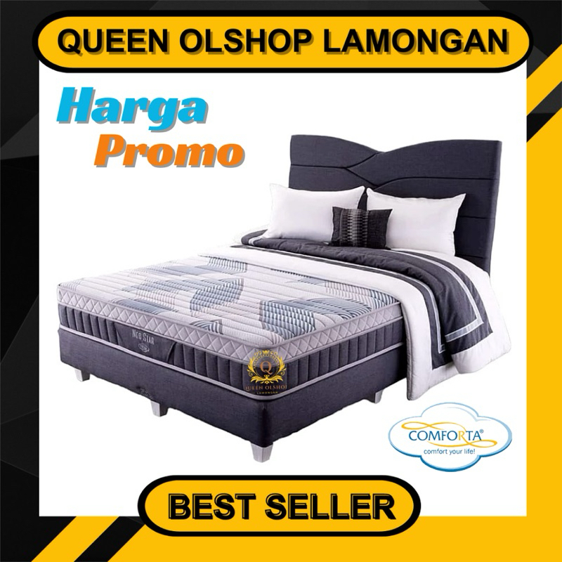 [PROMO] Kasur Springbed Comforta Neo Star 140 160 180x200 + Plush Top