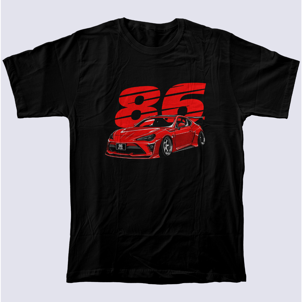 KAOS MOBIL JDM, TOYOTA GT86 ROCKET BUNNY  /  COTTON COMBED 30s PREMIUM UNISEX / FK-LP-123