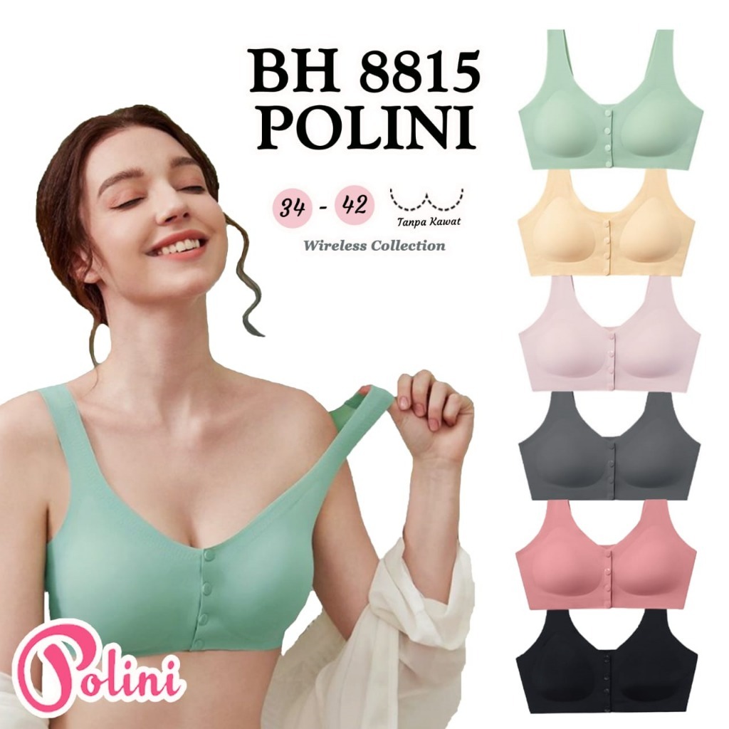 POLINI BRA Menyusui Seemless Tanpa Kawat Busa Cup A/B 34-42 Bisa Lepas Pasang / POLINI Bra Menyusui 
