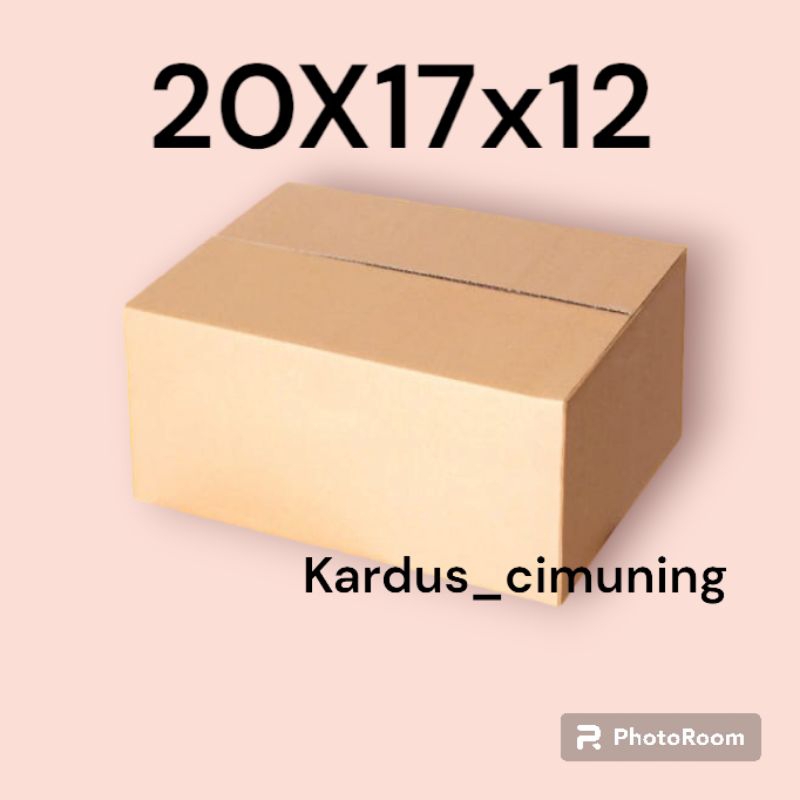 

kardus box packing 20x17x12