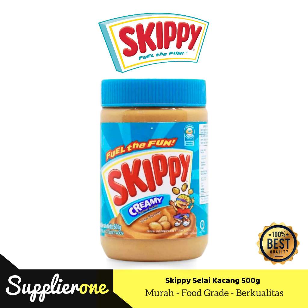 

Skippy Creamy Peanut Butter 500g / Selai Kacang Skippy / Selai Kacang / Selai Roti kacang