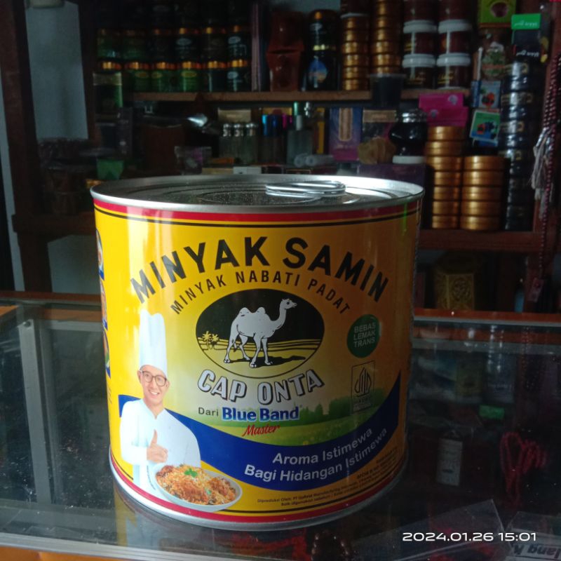 

Minyak samin kaleng cap onta 2kg