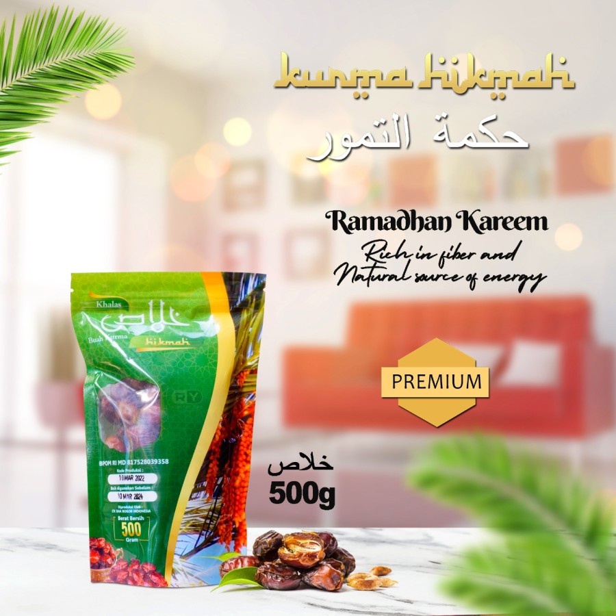 

KHALAS HIKMAH - Kurma Hikmah Khalas Kholas 500gr Original