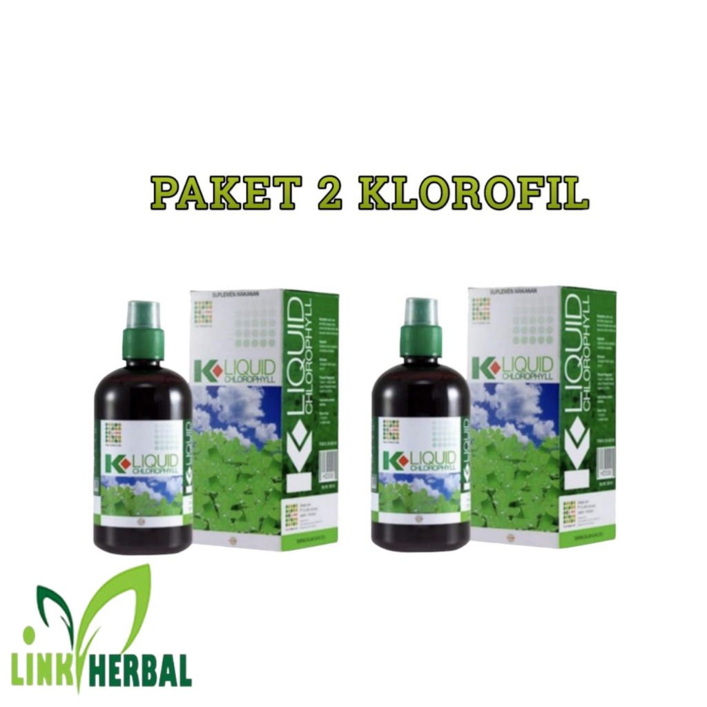 Paket 2 Klorofil | Herbal Drink K-Liquid Chlorophyll | Klorofil Original