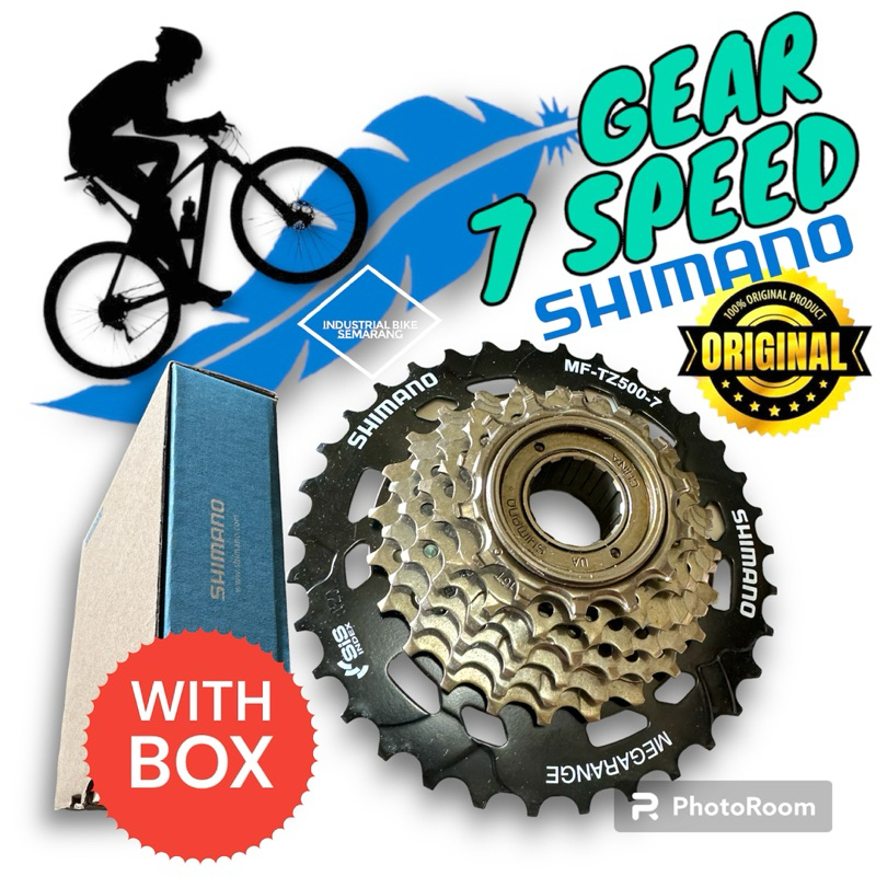 ( SHIMANO 7 SP ) TZ500 Gear Shimano Gir Ger 7Sp 7 Speed Original Megarange Mega Range Model Drat Uli