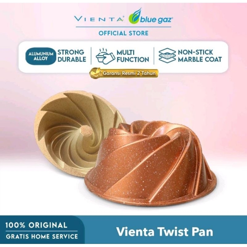 Vienta Twist Pan Loyang Kue 1 L By TMO