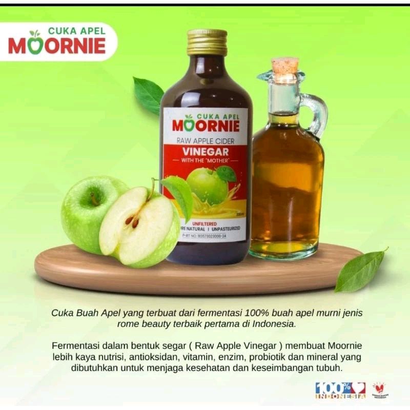 

CUKA APEL MOORNIE APPEL CIDER VINEGAR