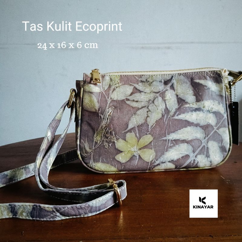 TAS KULIT ECOPRINT/TAS KULIT ASLI/TAS WANITA ECOPRINT