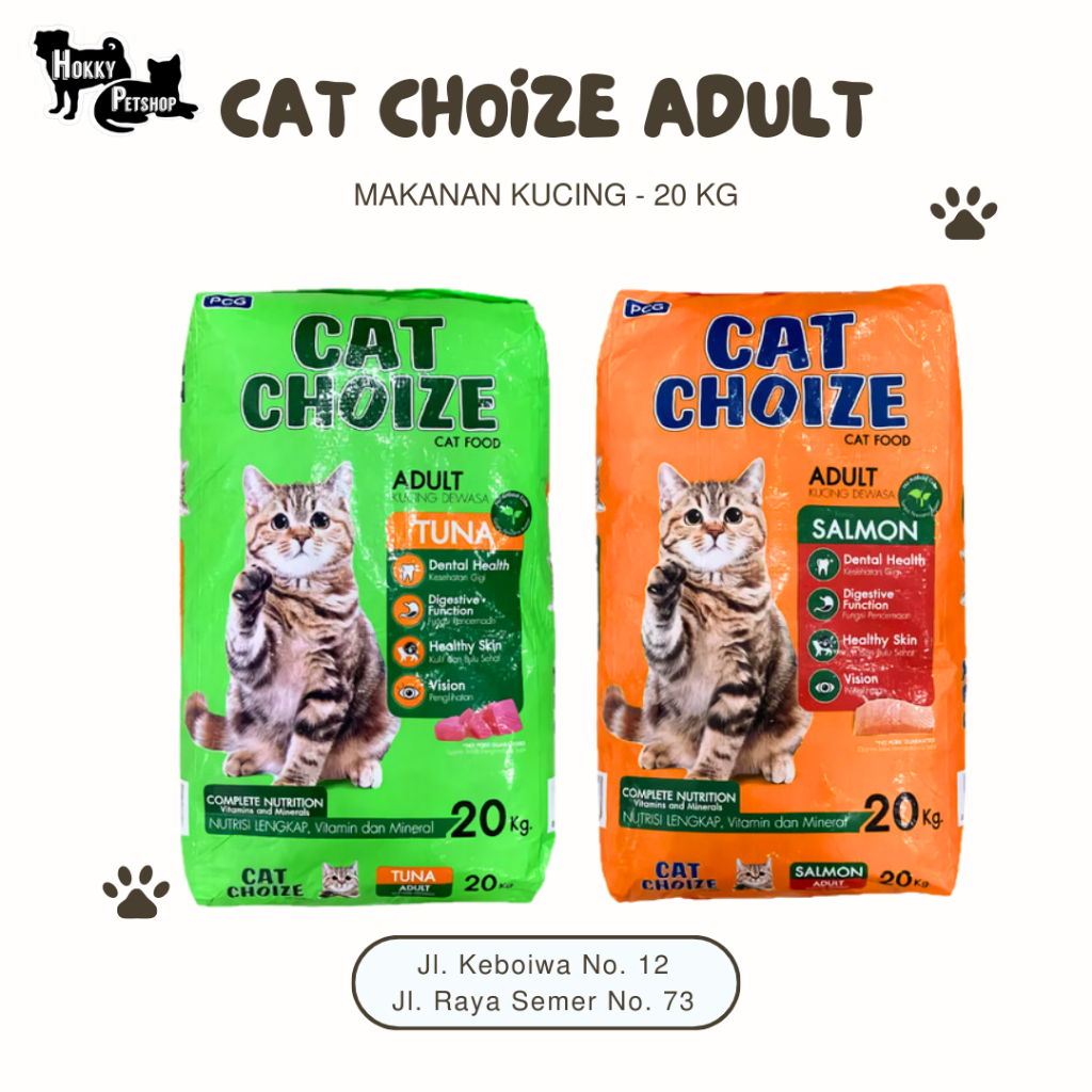 Cat Choize 20 kg / Makanan Kucing 20 kg / Makanan Kucing Pack Besar / Makanan Kucing Murah