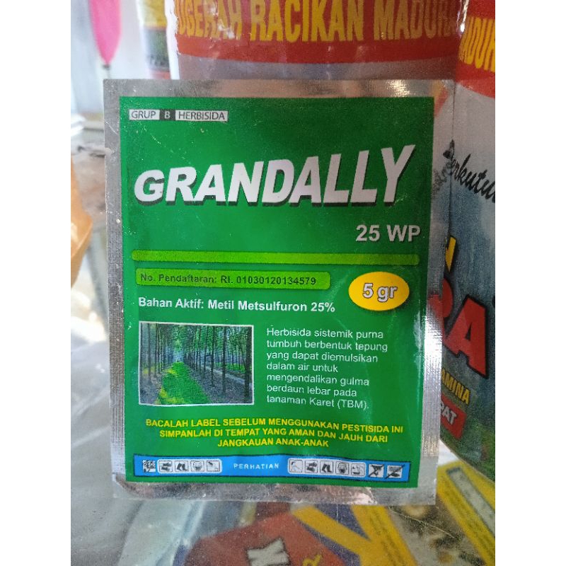 Herbisida Grandally 25 WP  Metil Metsulfuron 25%