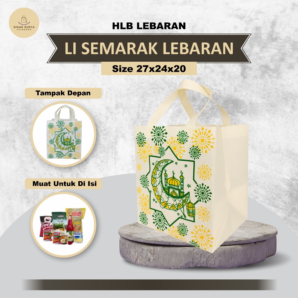 

Tas Bingkisan Lebaran Tas Parcel Idul Fitri Tas Lebaran Idul Fitri Goodie Bag Lebaran 27X24X20